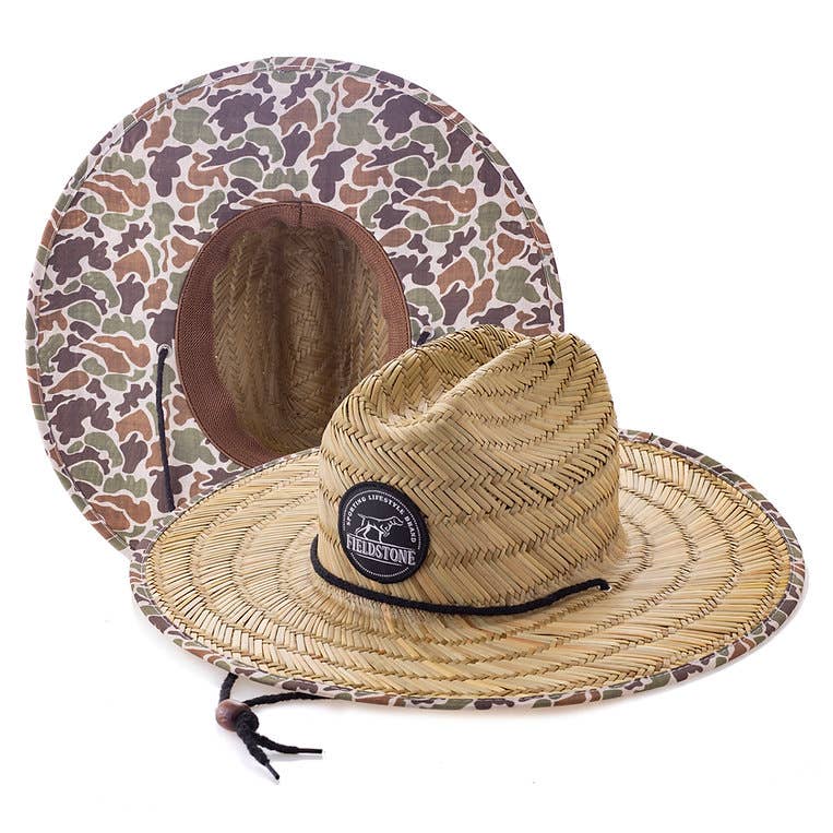 Camo Straw Hat|