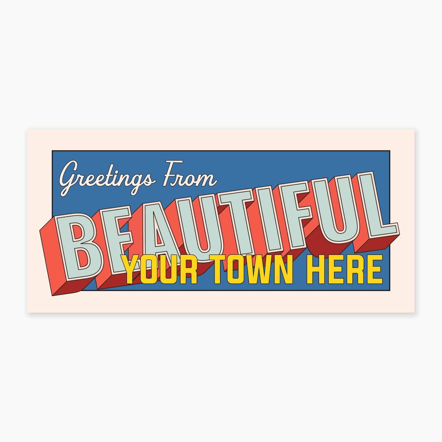Beautiful Nacogdoches Sticker: Sticker