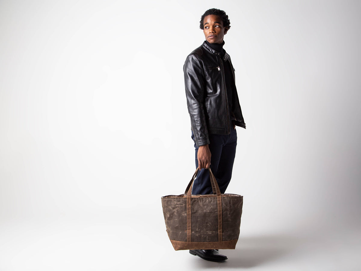 CB STATION - Waxed Large Classic Tote