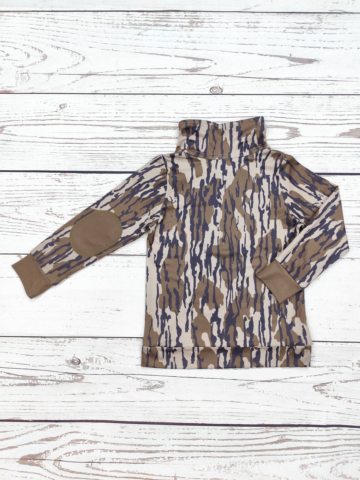 Kids Camouflage Zip Hunting Pullover: sassy kids palace