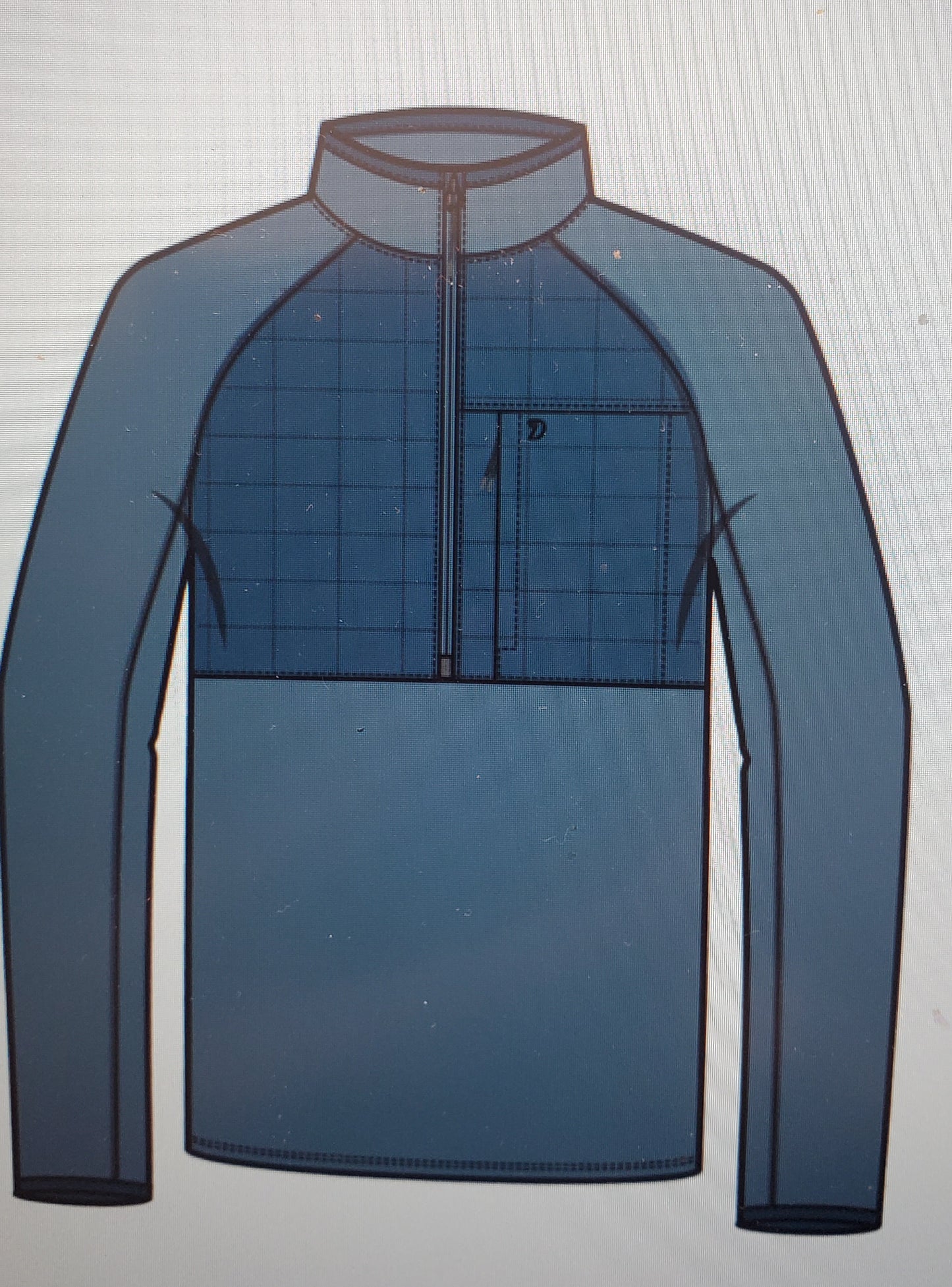 Lightweight Grid Tech Fleece 1/2 Zip | Duck Camp