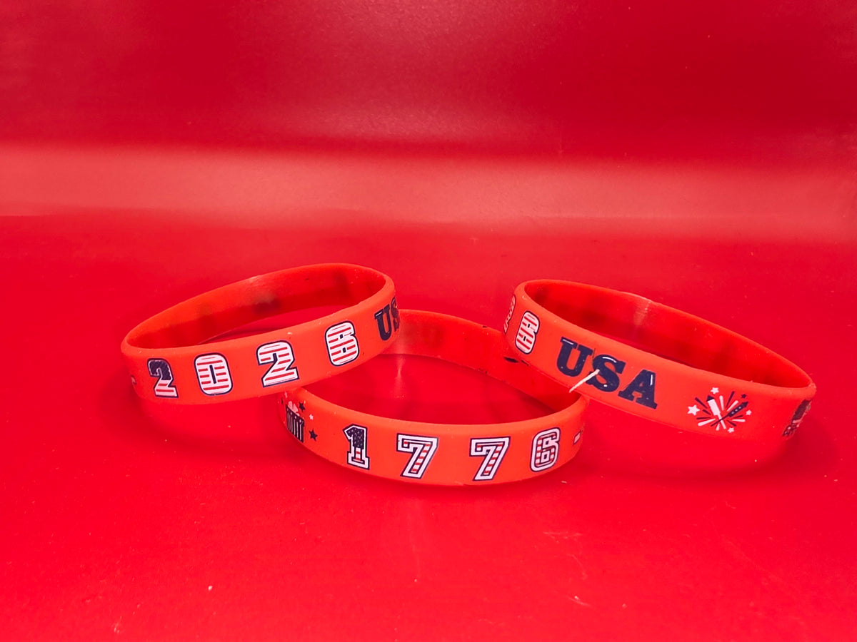 Patriotic Rubber Bracelets | Timber and Tweed Outfitters
