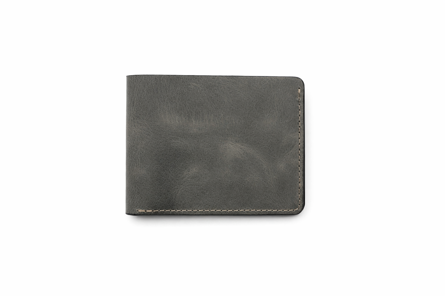 American Leather Goods - Men’s Full-Grain Crazy Leather Bifold Wallet Premium Leather