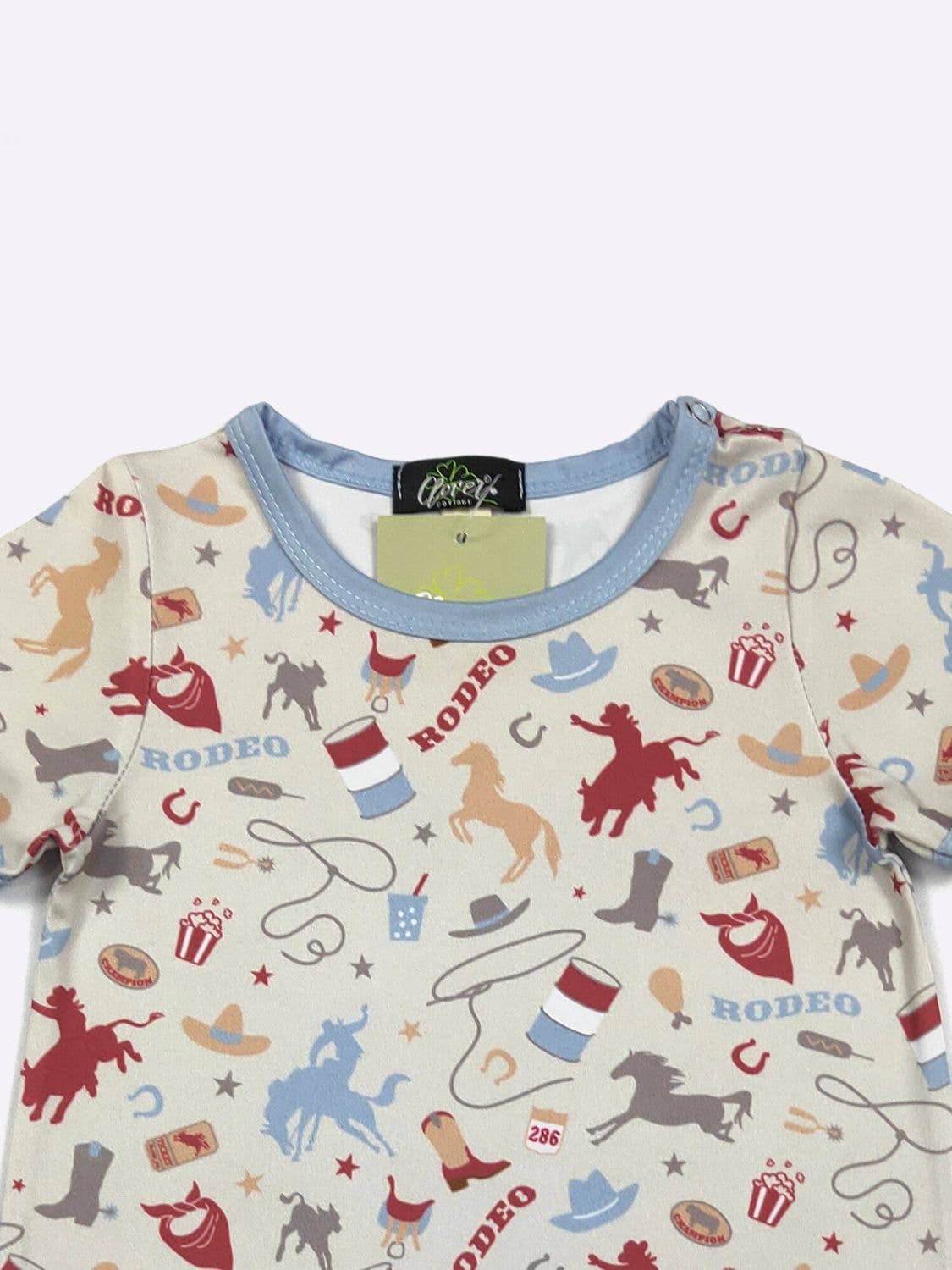 Rodeo Repeat Boy Romper | Clover Cottage