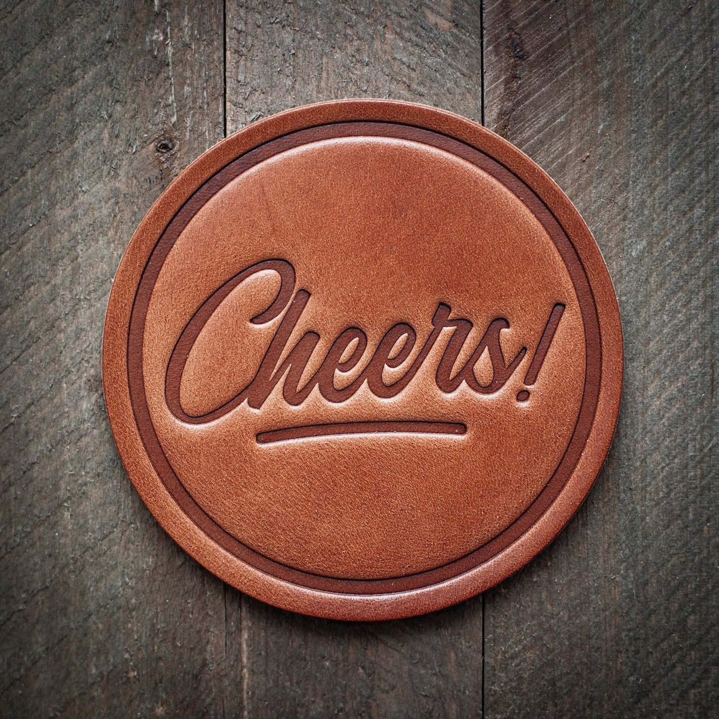 Cheers! Leather Coaster | SL
