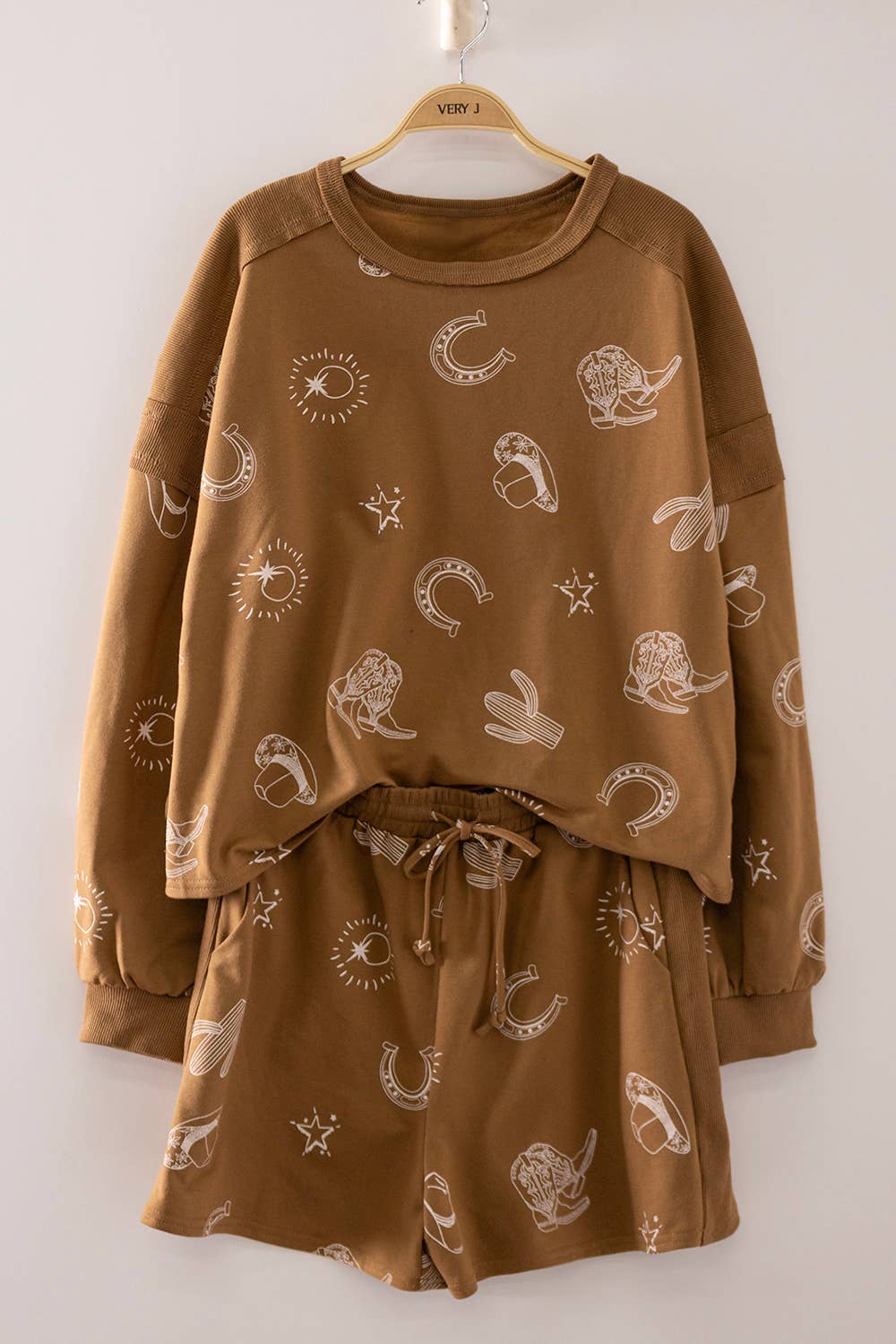 Boot Scootin' Western Print Lounge Set