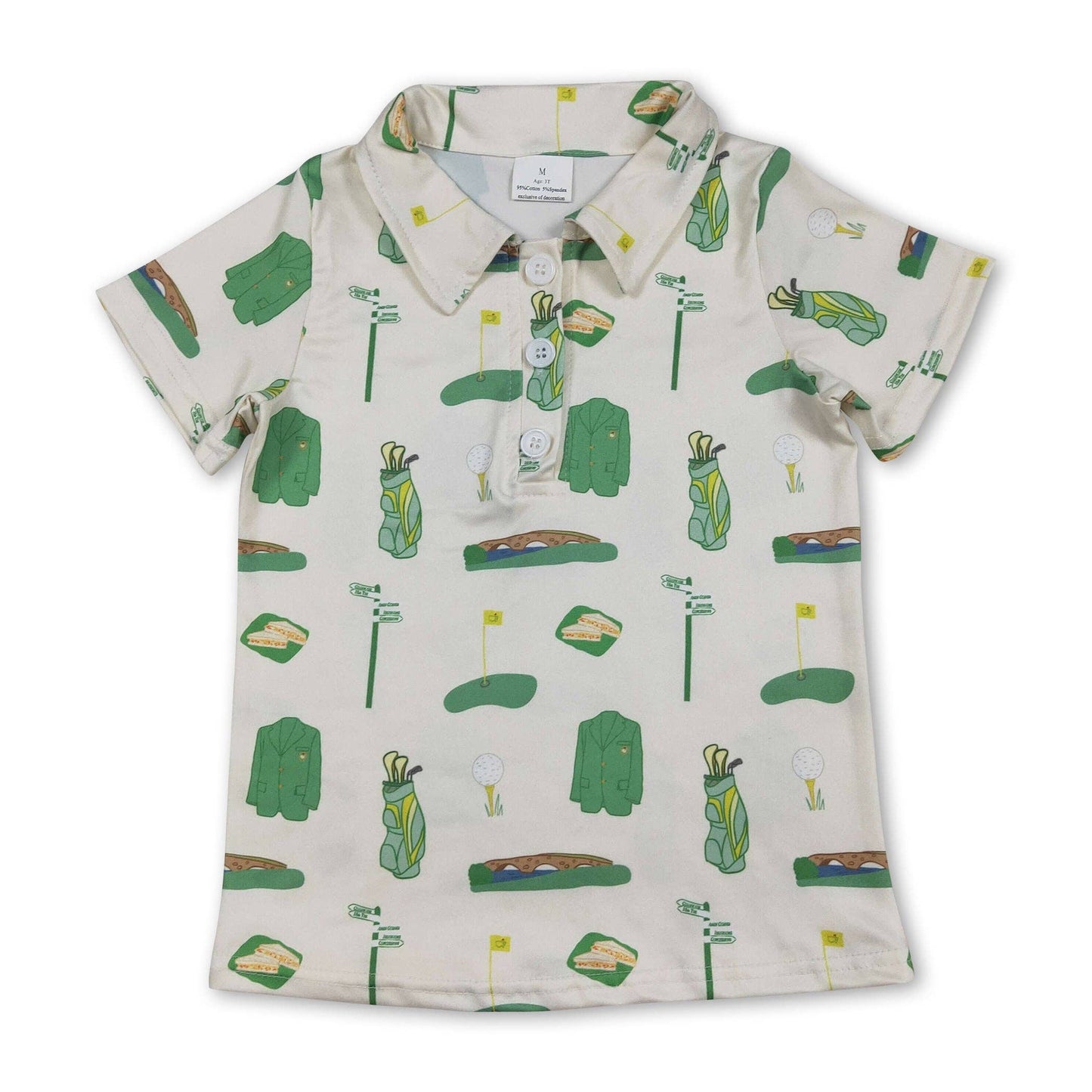 Youth Short Sleeve Golf Polo Shirt