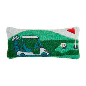 Golf Hooked Pillow | Mud Pie