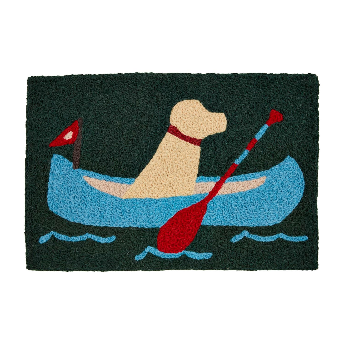 Retreat Dog Canoe Washable Rug | Mud Pie