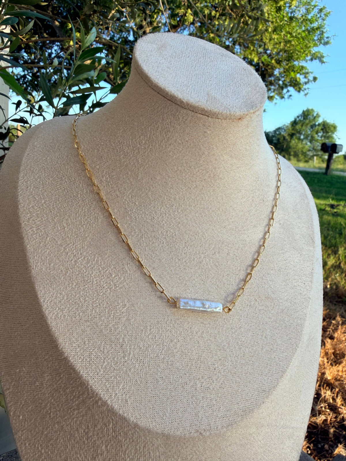 Keshi Pearl Necklace