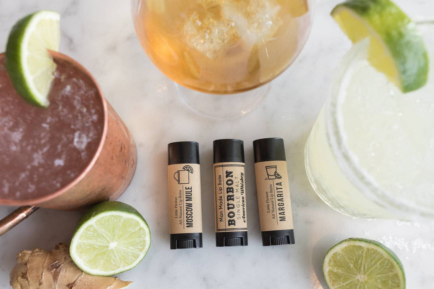 Bourbon Lip Balm | The Little Flower Soap Co