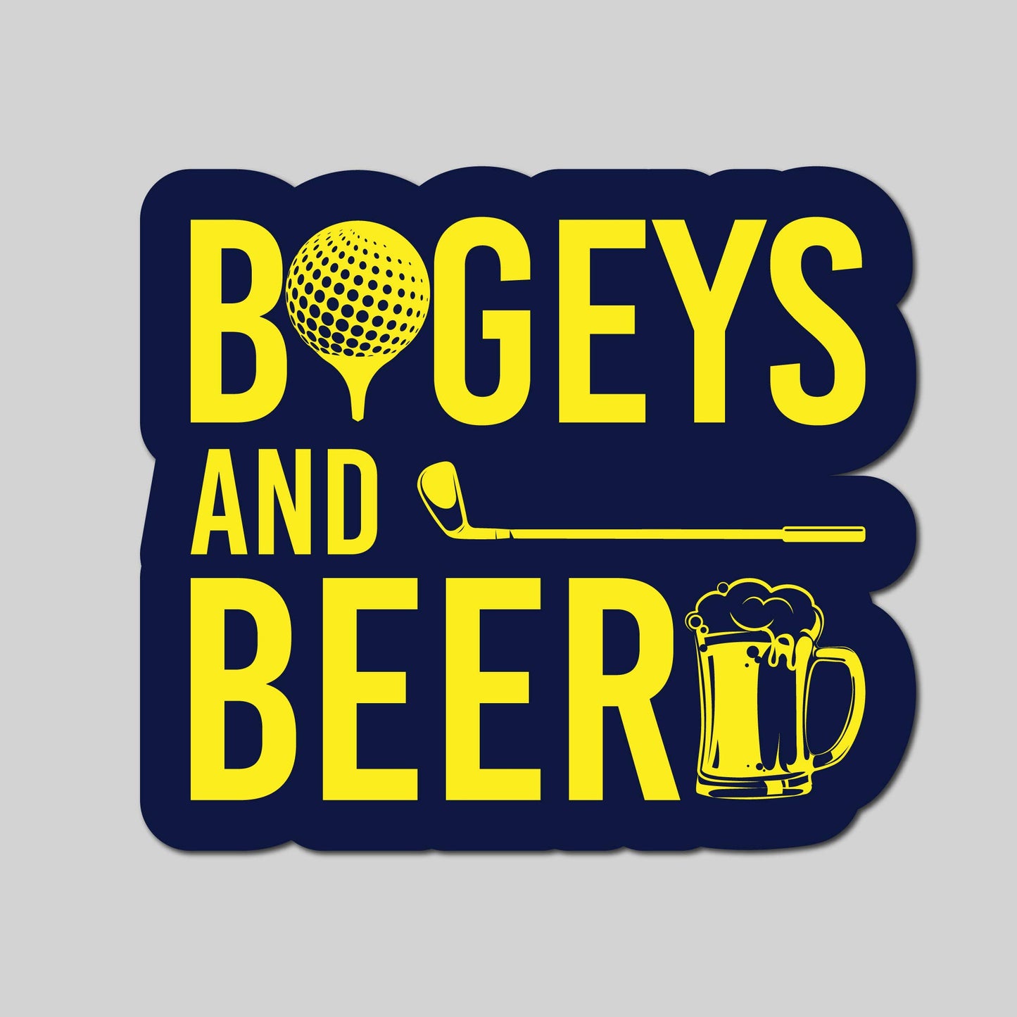 Bogeys and Beer Sticker | BD South