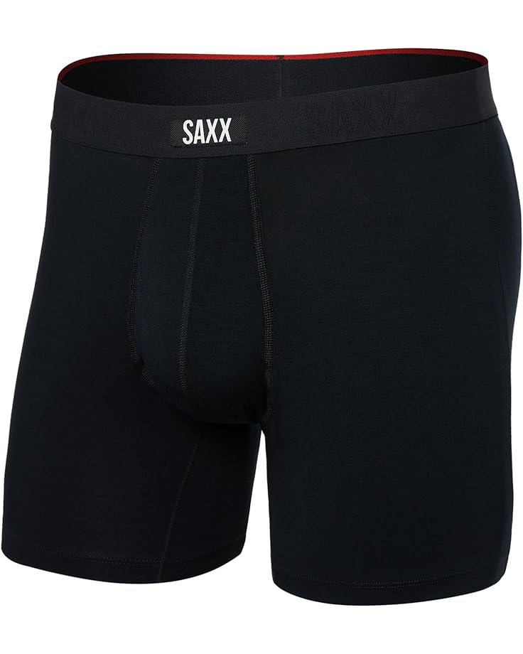 Vibe Xtra Super Soft Boxer Brief Fly in Black | SAXX