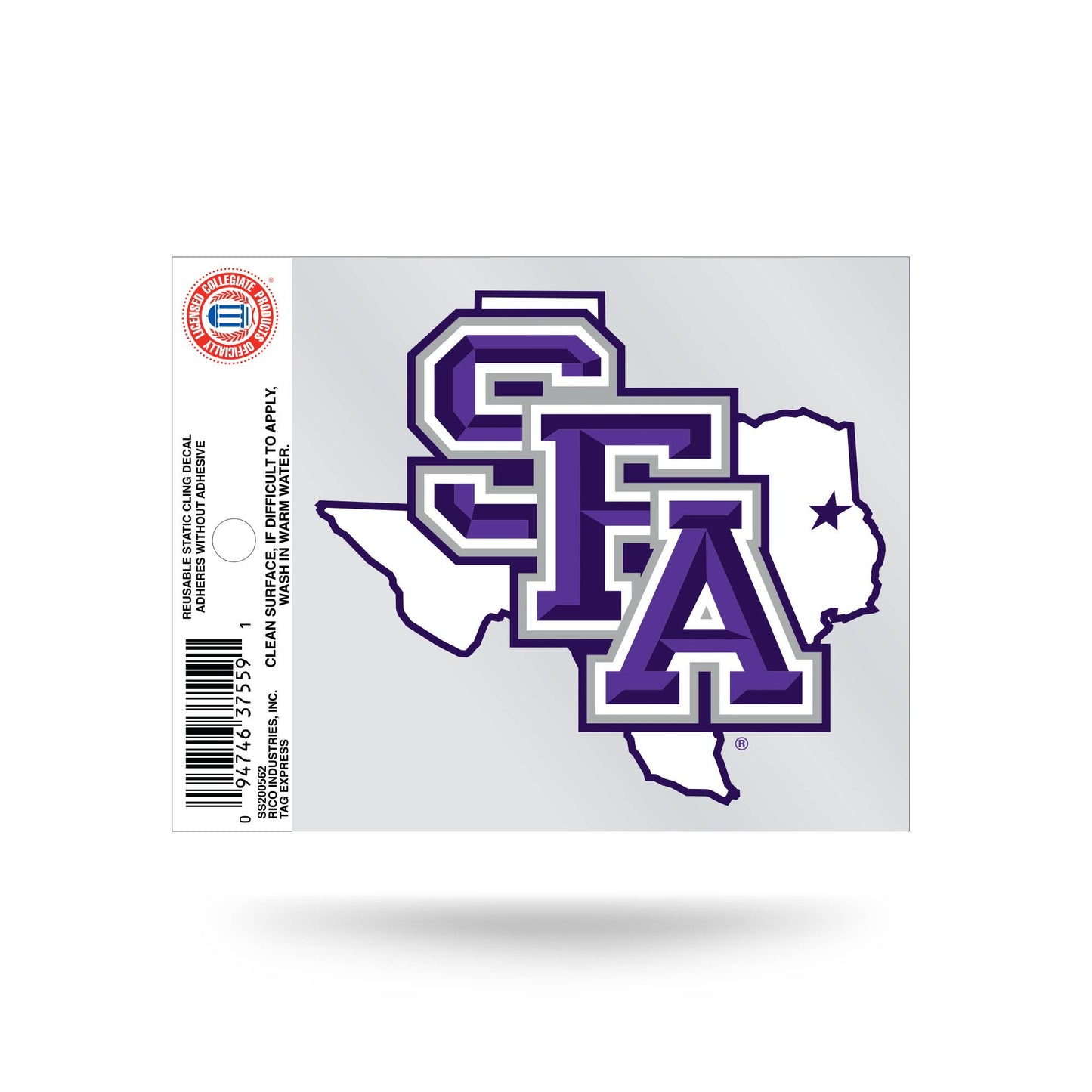 NCAA Stephen F. Austin Small Static Cling