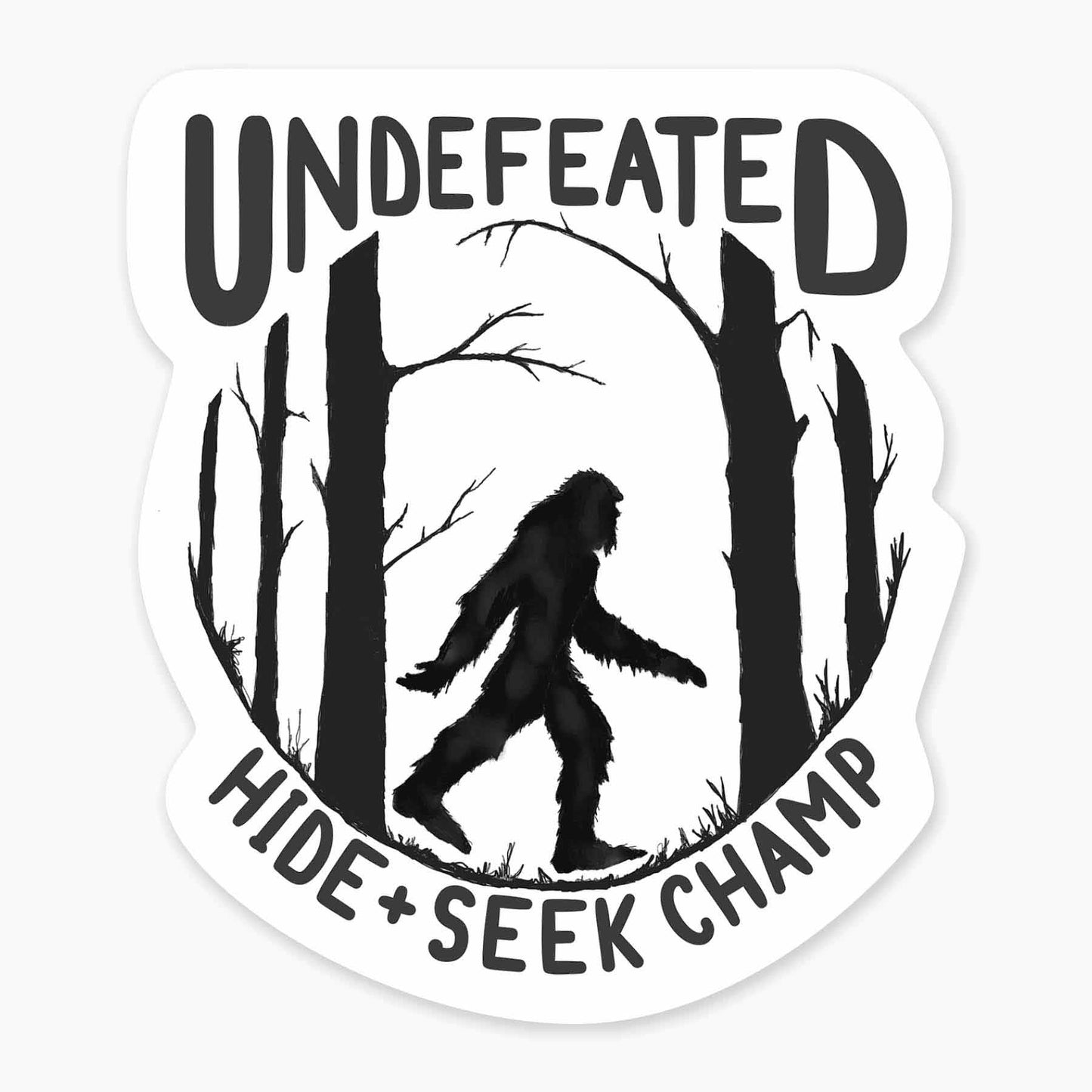 Undefeated Hide + Seek Champ Sticker | Nice Sticker
