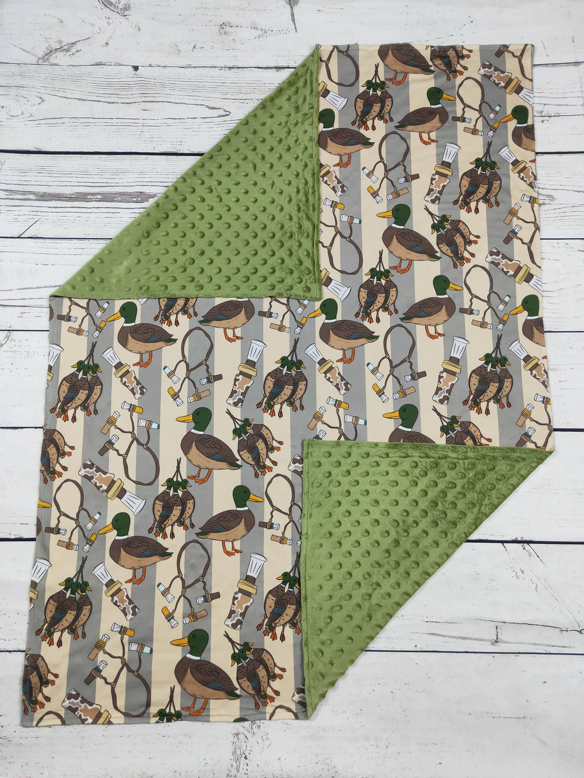 Camouflage Duck Hunting Printed Baby Kids Blanket | Sassy Kids Palace