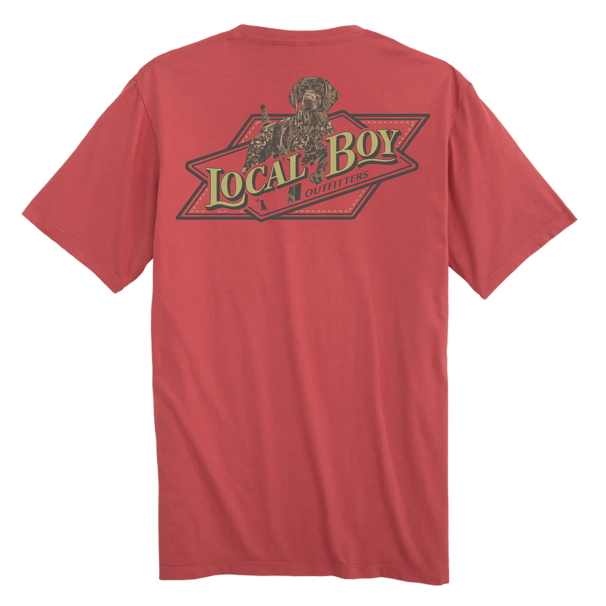 Geometric GSP SS Tee in Brick
