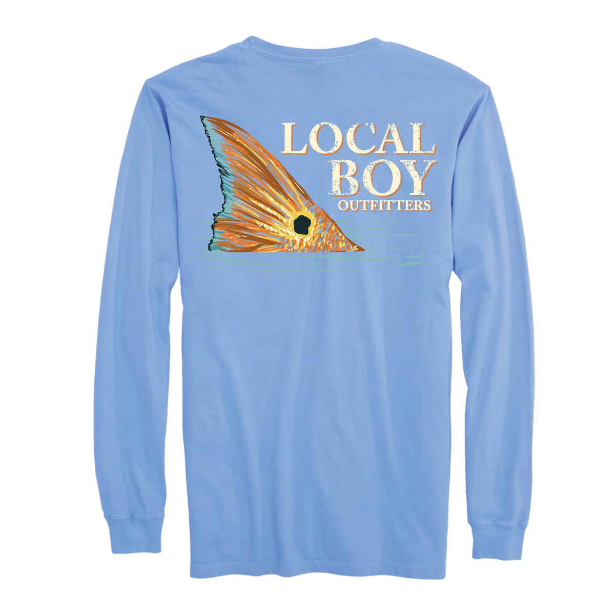 Red Fin LS Tee