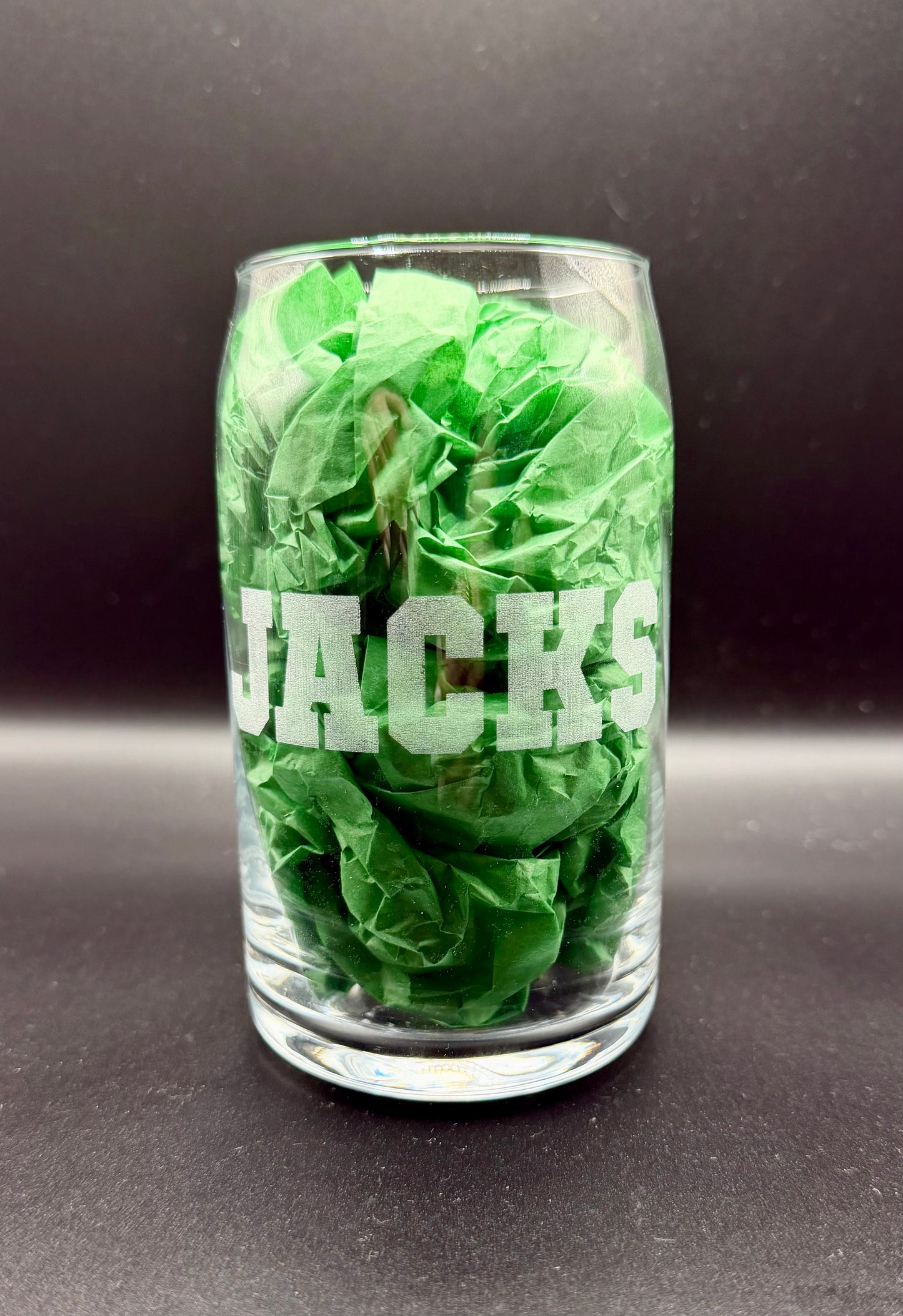 “Jacks” Beer Can Glass | Town Pride
