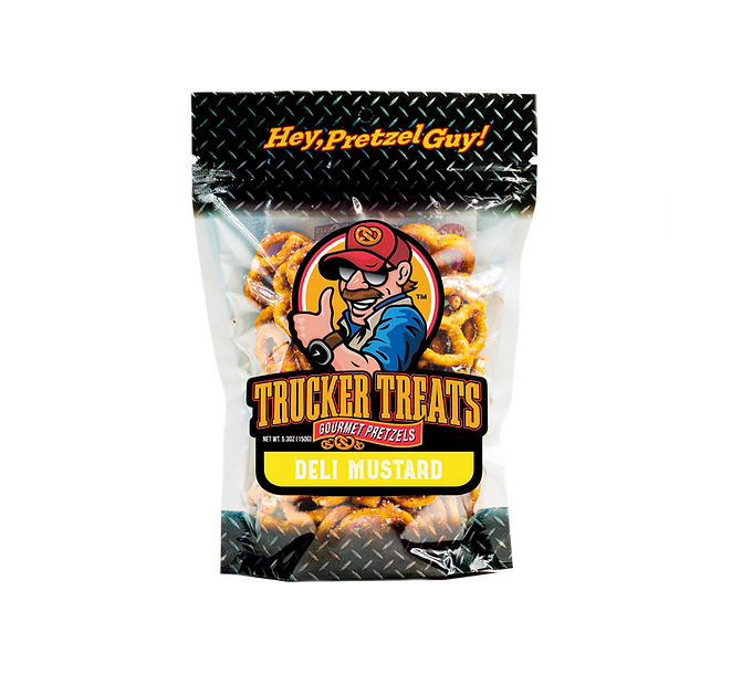 Deli Mustard Gourmet Pretzels | Trucker Treats