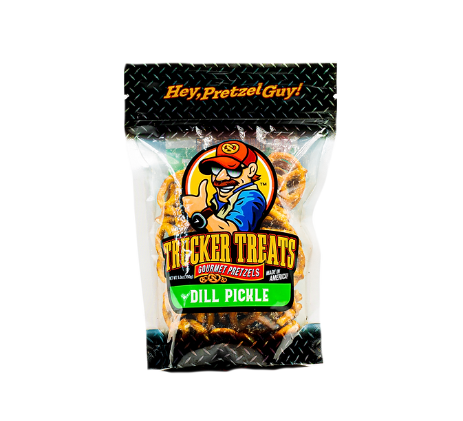 Dill Pickle Gourmet Pretzels | Trucker Treats