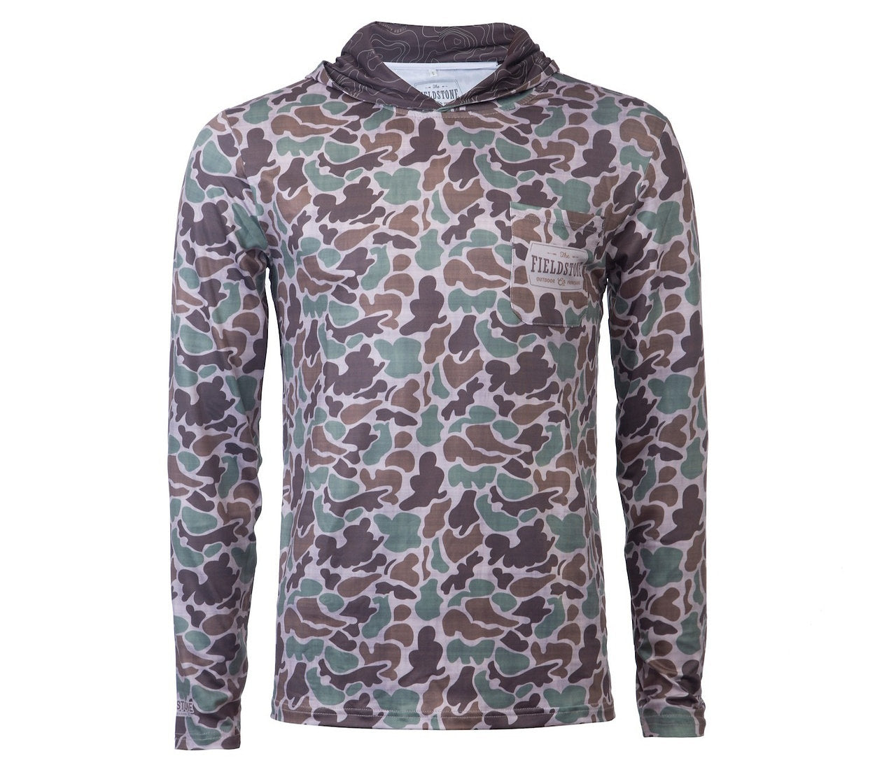 Dry-fit Camo Light Weight Hoodie | Fieldstone