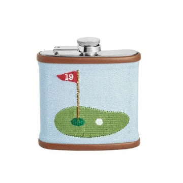Embroidered Flask | Mud Pie