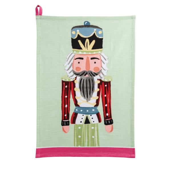Green Nutcracker Towel | Mud Pie