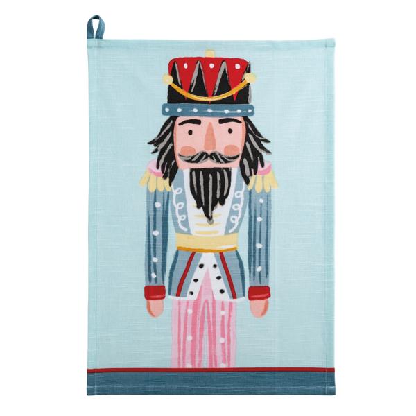 Blue Nutcracker Towel | Mud Pie
