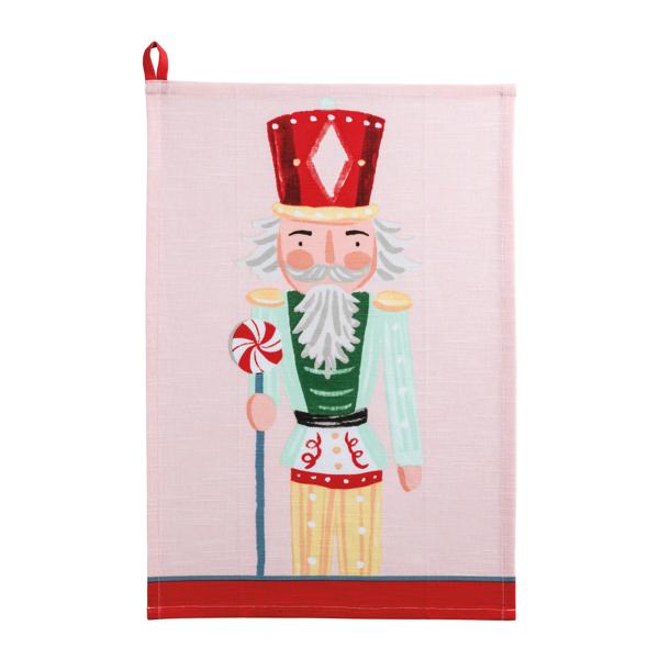 Pink Nutcracker Towel | Mud Pie