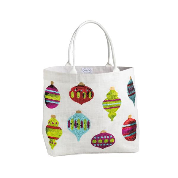 Holiday Ornaments Tote | Mudpie