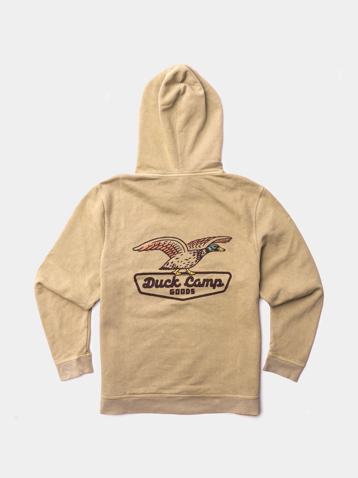 DC Shop Sweatshirt in Vintage Khaki | Duck Camp