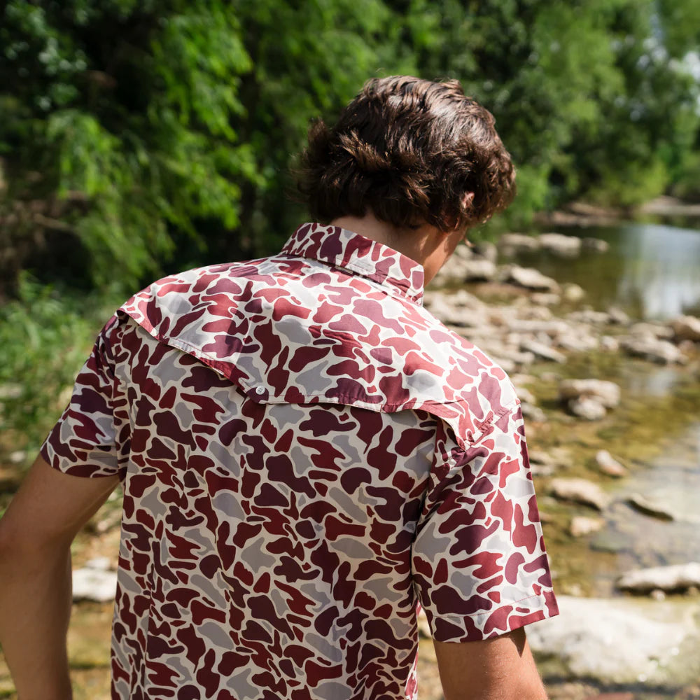 Guayabera Libra - Maroon Camo | Texas Standard