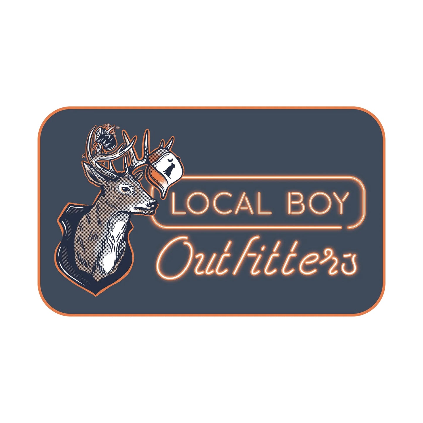 Neon Mount Decal | Local Boy Outfitters