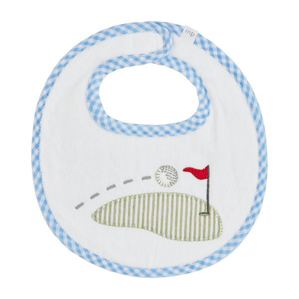 Golf Flag Terry Bib | Mud Pie