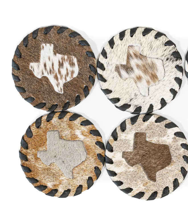 Cowhide Coaster | HL Goods