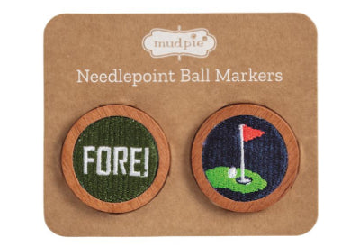 Needle Point Ball Markers | Mud Pie