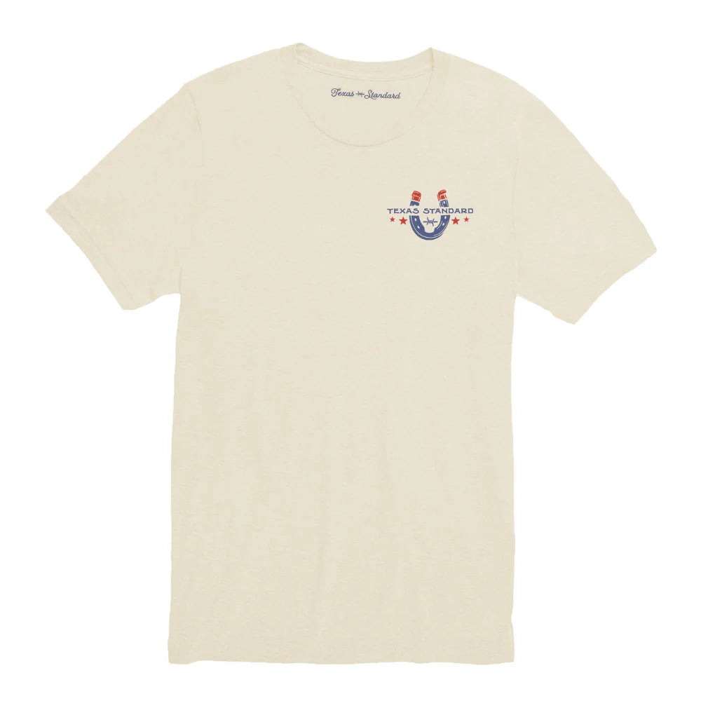 Heritage Printed Tee - New Luck Is Luck Is Earned | Texas Standard