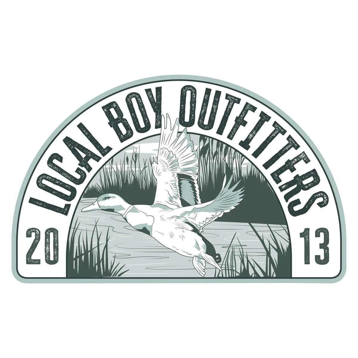Mallard Arch Decal | Local Boy Outfitters