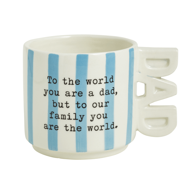 You Are Dad Word Handle Mug | Mudpie