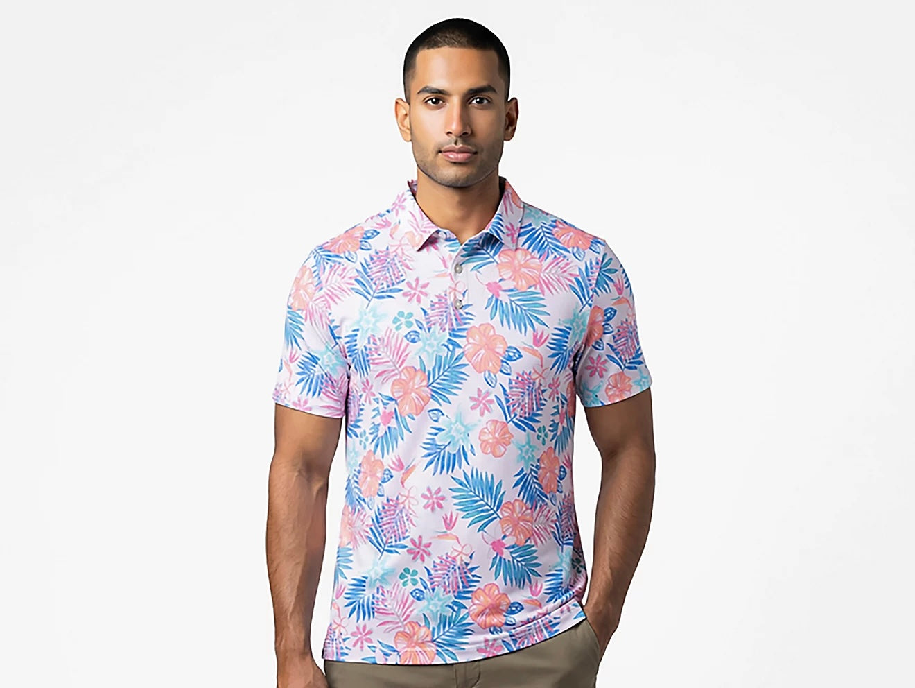 The Tropic Like Its Hot Performance Polo | Chubbies