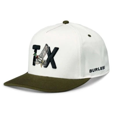 Men’s Burlebo Cream/Green TX Mallard Cap