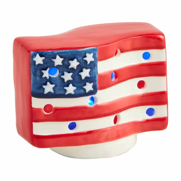 Americana Flag Light Up Sitter