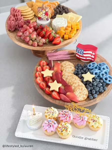 Americana Flag Light Up Sitter