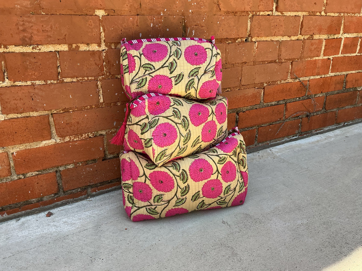 Quilted Cosmetic Bags