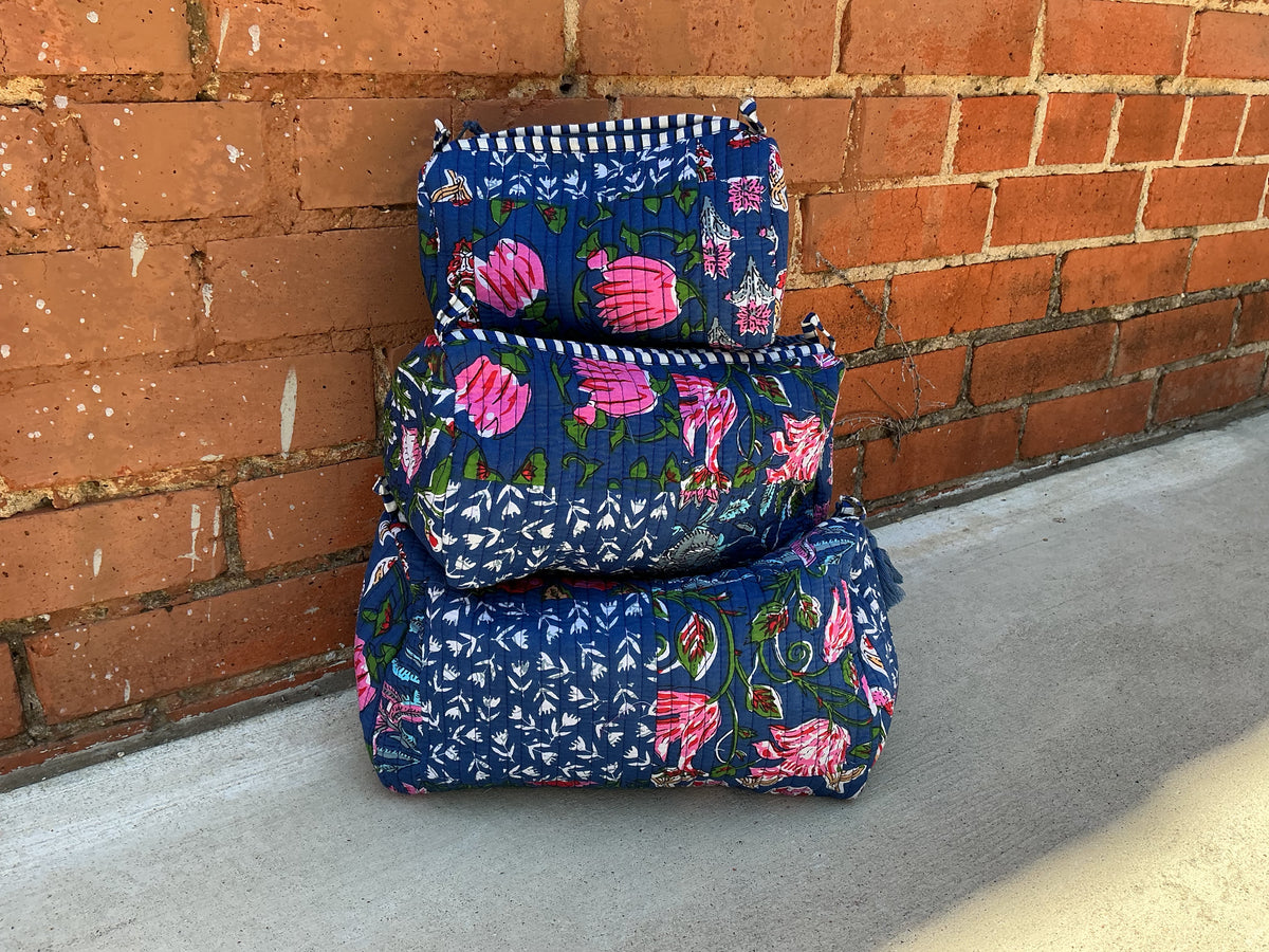 Quilted Cosmetic Bags