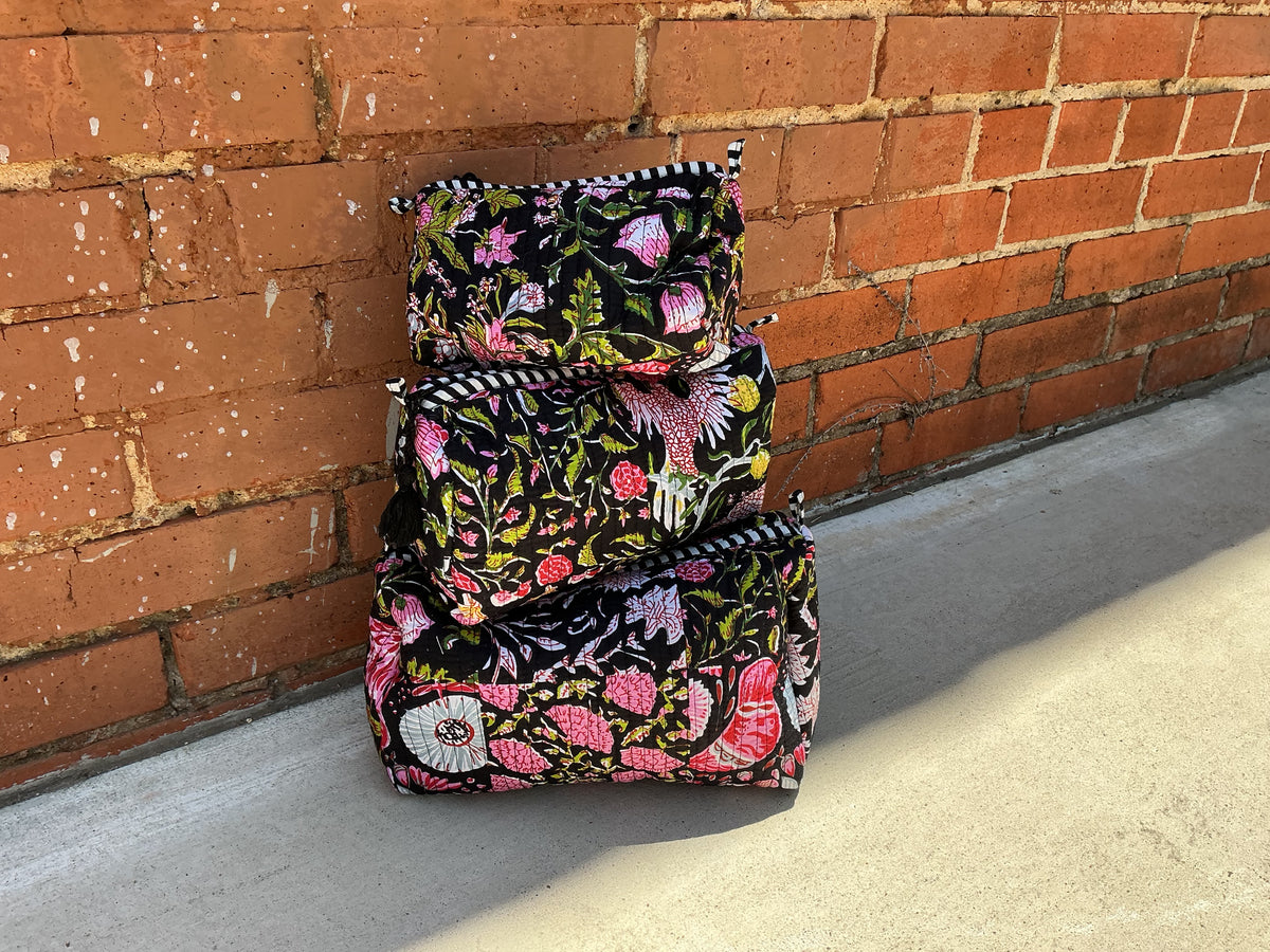 Quilted Cosmetic Bags