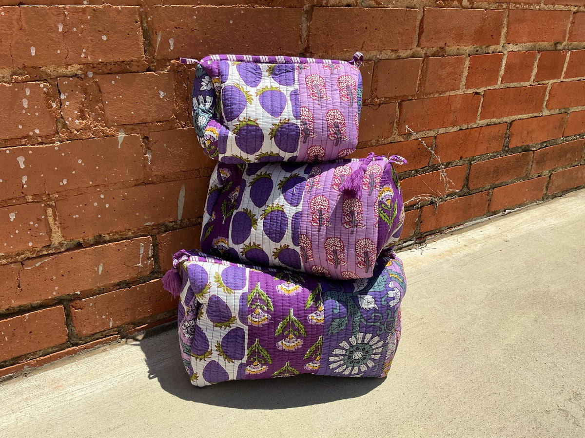 Quilted Cosmetic Bags