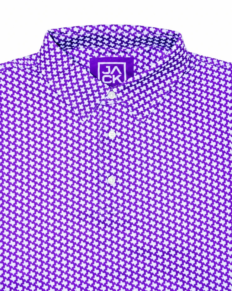 Texas Purple Polo Shirt