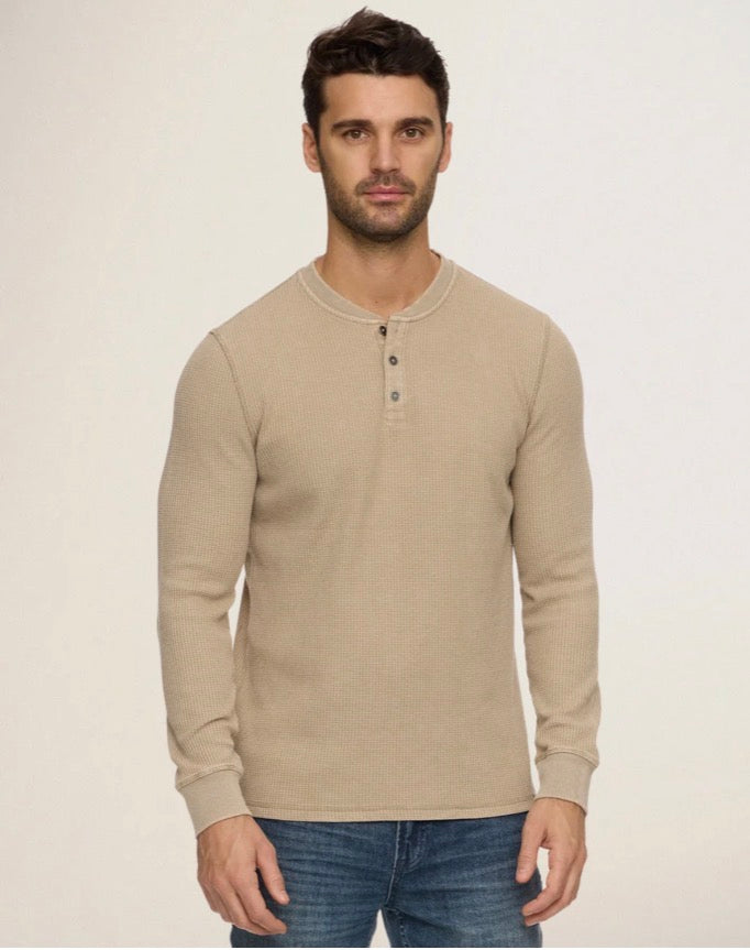 Vintage Soft Waffle Henley